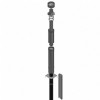 Flue Kit 150dia 3.6M 1800mm Black Hi-Temp With Double Reflector