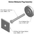 Bottom Mounted Wet Back Plug Set