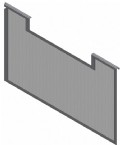Sparkguard Nouveau Pizzeria STEEL painted black(Clip In)